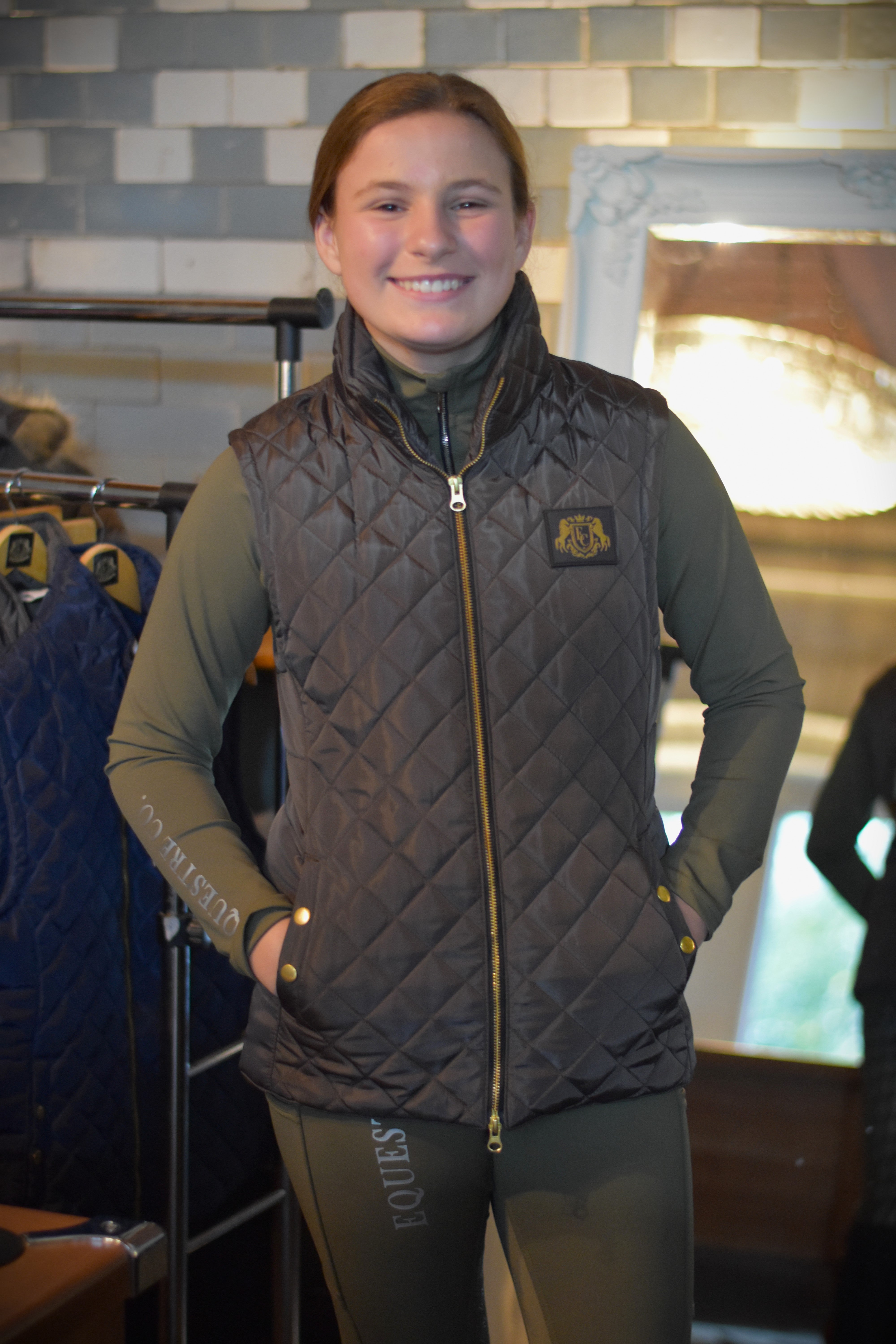 Adults Nouveau Luxury Quilted Gilet ✨ - Equestre Co.